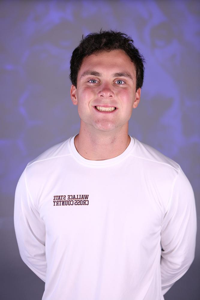 Collin Mayfield, assistant coach for the Men's Cross Country team